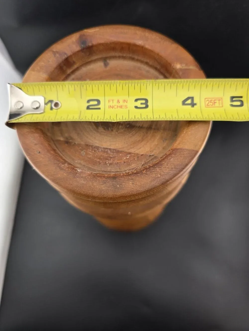 Handmade Turned Solid Wood Candle Holder 10